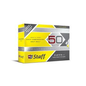 NEW Wilson Staff Fifty Elite Yellow Golf Ball