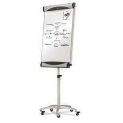 Quartet® Euro™ Magnetic Porcelain Total Erase® Mobile Easel